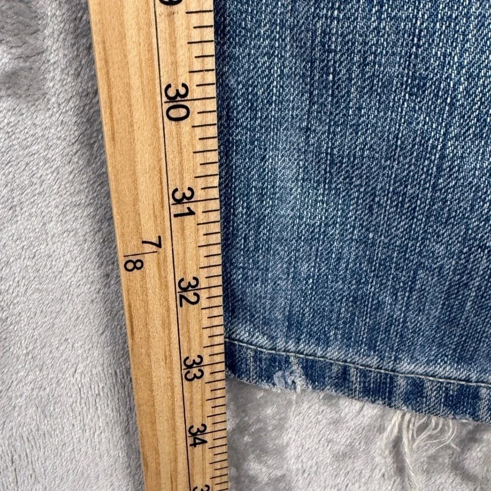 Breechen By‎ Scott Langfton Mens Distressed Ripped Blue Denim Jeans Sz 40